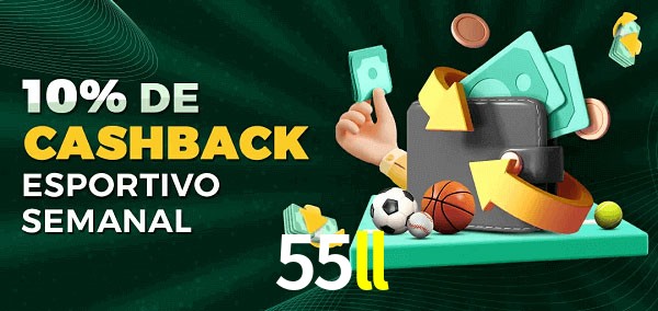 10% de bônus de cashback na 55ll